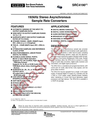 SRC4190IDBG4 datasheet  